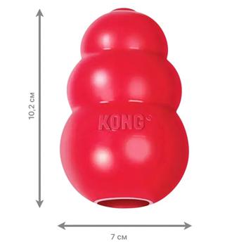 Игрушка Kong Classic груша-кормушка для собак больших и средних пород L 10,2см - купить, цены на MasterZoo - фото 3
