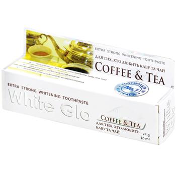 White Glo Coffee & Tea Whitening Toothpaste 24g