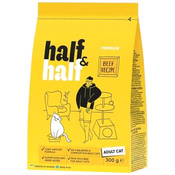 Набір кормів і ласощів для котів Half&Half Пет-щастя 760 г - асорті - купити, ціни на MasterZoo - фото 2