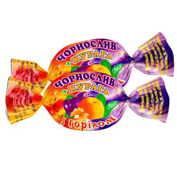 Цукерки Аметист Плюс Чорнослив+Курага з горіхом в глазурі - купити, ціни на NOVUS - фото 1