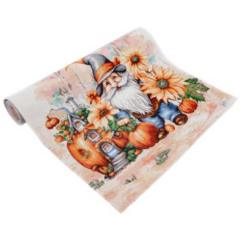 Provence Pumpkin Gnomes Tapestry Tablecloth 35*100cm - buy, prices for MegaMarket - photo 2