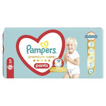 Підгузки-трусики Pampers Premium Care Pants розмір 5 Junior 12-17кг 52шт - купити, ціни на METRO - фото 2