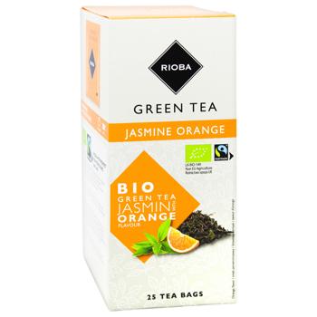 Rioba Tea Moments Organic Green Tea with Jasmin and Orange 1.5g*25pcs - buy, prices for METRO - photo 2