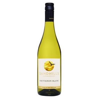 Вино Sandhills Sauvignon Blanc Marlborough біле сухе 12,5% 0,75л - купити, ціни на NOVUS - фото 1
