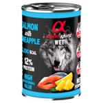Вологий корм для собак Alpha Spirit Adult 400 г - лосось та ананас