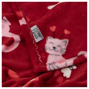 Ardesto Flannel Cats with Hearts Plaid 160*200cm - buy, prices for ULTRAMARKET - photo 4
