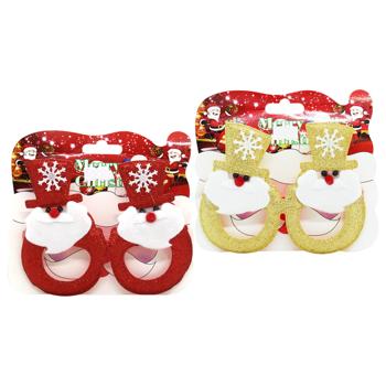 Santa Claus Christmas glasses 222-9 - buy, prices for Za Raz - photo 1