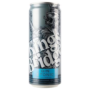 King's Bridge Gin & Tonic Low-alcohol Drink 7% 0.33l