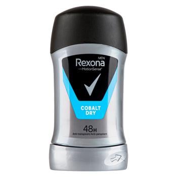 Антиперспірант твердий Rexona Men Cobalt 50мл - купити, ціни на МегаМаркет - фото 1