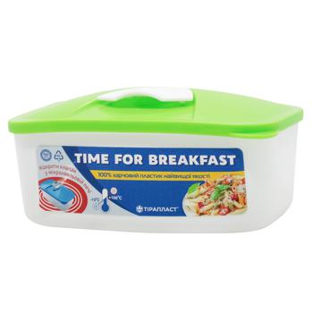 Контейнер харчовий Тірапласт Time for breakfast 500мл - купити, ціни на - фото 2