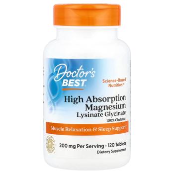 Doctor's Best High Absorption Chelated Magnesium with Minerals 200mg 120 tablets - buy, prices for Biotus - photo 1