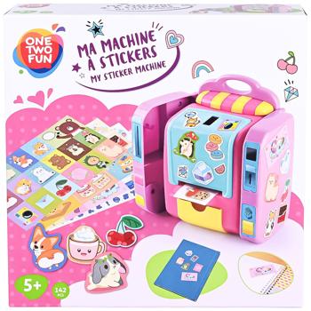 One Two Fun My Sticker Machine 142pcs