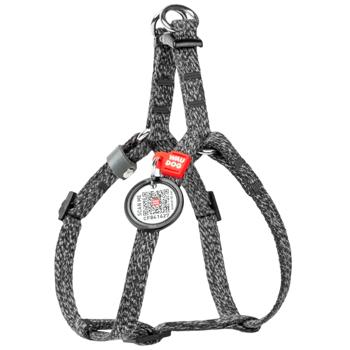 Шлея для cобак COLLAR WAUDOG Світловідбиваюча XS - сірий - купити, ціни на MasterZoo - фото 1