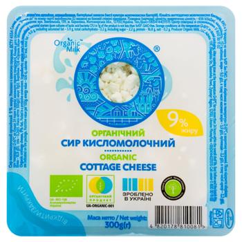 Сир кисломолочний Organic Milk 9% 300г - купити, ціни на Auchan - фото 2