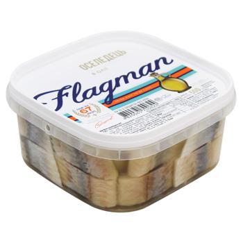 Сельдь Flagman филе-кусочки в масле 500г - купить, цены на - фото 2