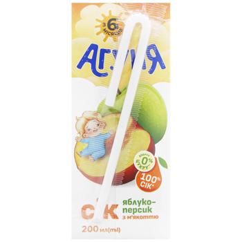 Agusha For Children From 5 Months Apple And Peach Juice 200ml - buy, prices for - photo 5