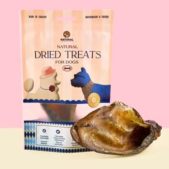 Natural Beef Ear Dog Snack 1pc - buy, prices for MasterZoo - photo 2