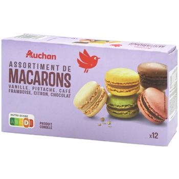 Auchan Mmm! Assorted Macarons 154g - buy, prices for Auchan - photo 1