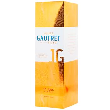 Коньяк Jules Gautret 10 Ans 40% 0,7л - купить, цены на - фото 2