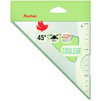 Треугольник Auchan 45° 20см - купить, цены на Auchan - фото 1