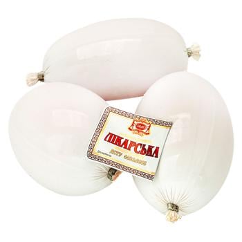 Ковбаса Безлюдівський М'ясокомбінат Лікарська ДСТУ варена вищий сорт - купити, ціни на Чудо Маркет - фото 1