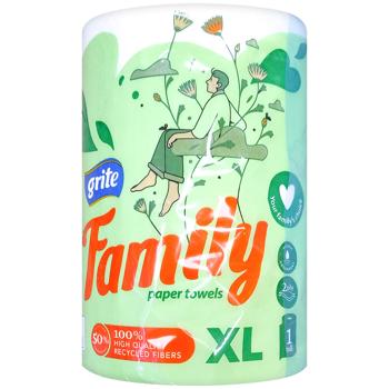 Рушники паперові Grite Family 1шт - купити, ціни на Auchan - фото 1