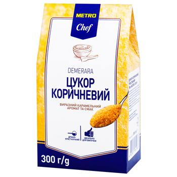 Сахар Metro Chef Demerara коричневый 300г - купить, цены на METRO - фото 1