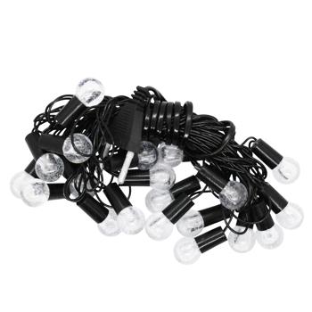 Гірлянда електрична 20 лампочок прозорих, 3м, чорний кабель арт. 6359-250410 И783 - купить, цены на Таврия В - фото 2