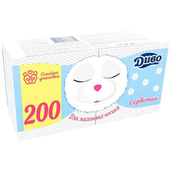 Divo Table 1-Ply White Napkins 24*23cm 200pcs - buy, prices for MasterZoo - photo 3