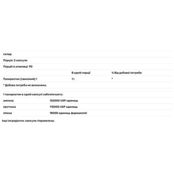 Thorne Research Pancreatin 180 capsules - buy, prices for Biotus - photo 2