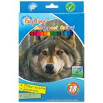 Олівці Барвiнок Фауна 18 кольорів