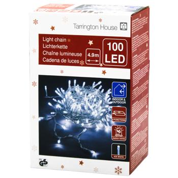 Tarrington House Cool White Light Chain 100 LED