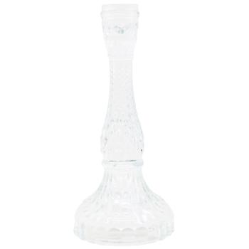 Свічник Bona Di Crystal скляний прозорий для тонкої свічки 11х22см - купити, ціни на WINETIME - фото 1