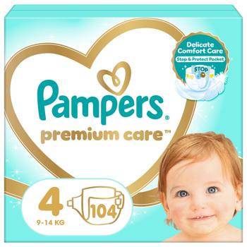 Подгузники Pampers Premium Care Maxi 4 9-14кг 104шт - купить, цены на - фото 2
