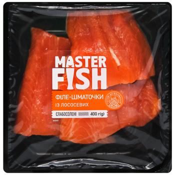 Master Fish Lightly Salted Salmon Fillets 400g - buy, prices for EKO Market - photo 1