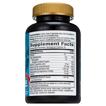 Підтримка при стресі Nature's Way Stress Defense Gummy зі смаком малини 60 жувальних цукерок - купити, ціни на Біотус - фото 2