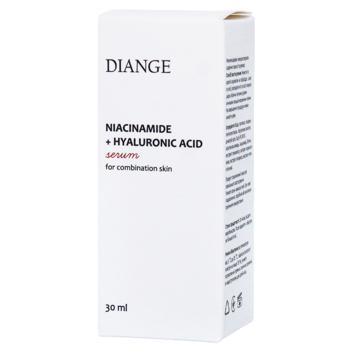 Сыворотка для лица Diange Ниоцинамид и гиалуроновая кислота 30мл - купить, цены на КОСМОС - фото 2