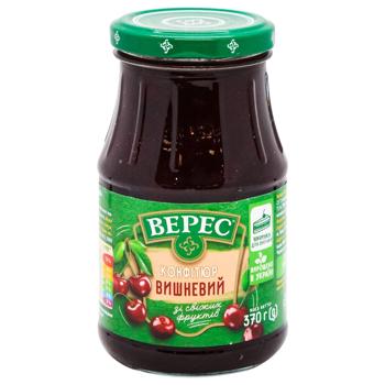 Veres Cherry Confiture 370g - buy, prices for NOVUS - photo 1