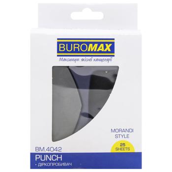 Діркопробивач Buromax Morandi Style металевий синій - купити, ціни на За Раз - фото 3