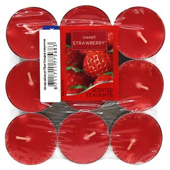 Bolsius Sweet Strawberry Tea Candle 18pcs - buy, prices for Chudo Market - photo 2