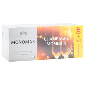 Чай черный и зеленый Monomax Champagne Moments 1,5г*45шт - купить, цены на ЕКО Маркет - фото 3