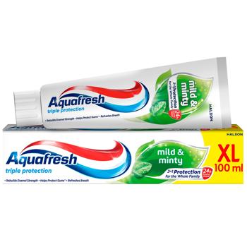 Зубная паста Aquafresh Triple Protection Mild&Minty 100мл