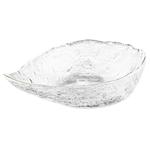 Ardesto Leaf Glass Transparent Salad Bowl 17.5cm