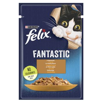 Felix Fantastic Wet Food with Turkey for Cats 85g - buy, prices for COSMOS - photo 1