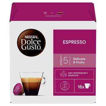 NESCAFÉ® DOLCE GUSTO® Espresso Coffee Capsules 5.5g*16pcs - buy, prices for NOVUS - photo 1