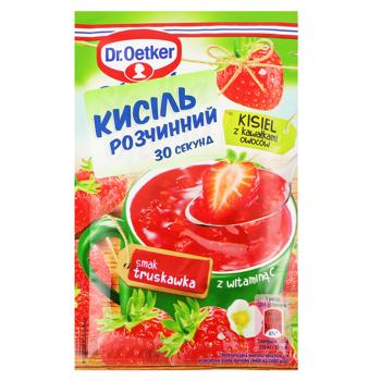 Кисель Dr.Oetker Клубника и кусочки фруктов 32г