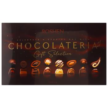 Конфеты Roshen Chocolateria Шоколад и пралине 194г - купить, цены на КОСМОС - фото 1