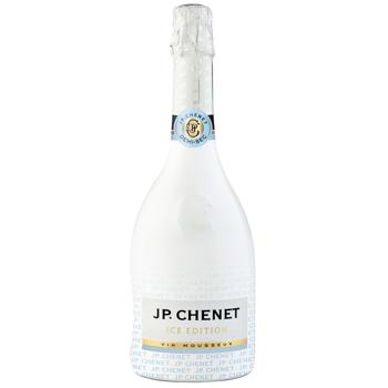 Вино игристое J.P. Chenet Ice Edition Demi Sec белое полусухое 10,5% 0,75л - купить, цены на МегаМаркет - фото 1