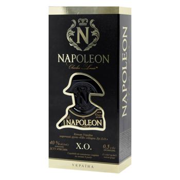 Napoleon X.O. Cognac 6 Years 40% 0.5l - buy, prices for Auchan - photo 2