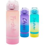 Zed Coloured Water Bottle 600ml in Assortment